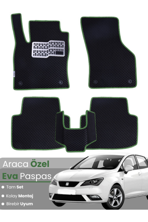 Seat Ibiza Station Wagon (2008-2017) Uyumlu Eva Paspas Tam Set–Oto Paspas,Araca Özel,Kolay Montaj