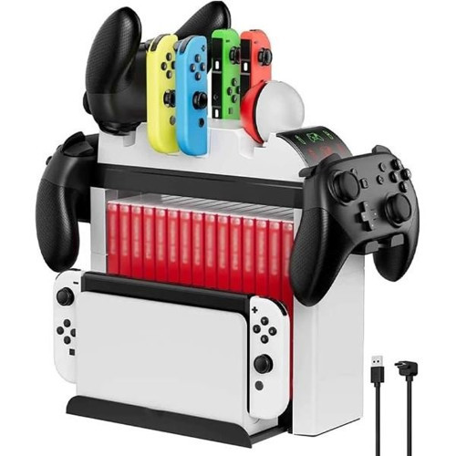 TNS-2113 Ns PS5 Uyumlu Saklama Standı Çok Fonksiyonlu Oyun Diski Gamepad & Kulaklık Organizeri