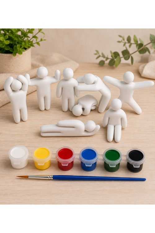Meccha Chameleon 8’Li Figür Boyama Seti | 3D Baskı Pla Figürler