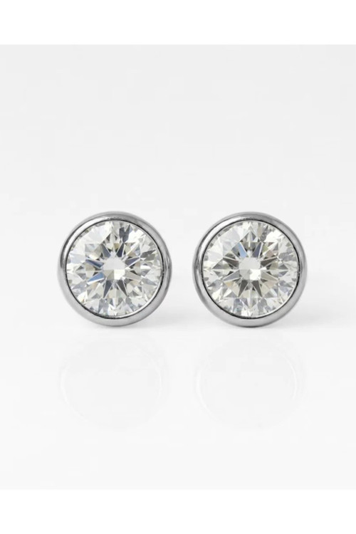 Cerrahi Çelik Birthstone Küpe | 316L Paslanmaz Çelik Steril Taşlı Hipoalerjenik Küpe