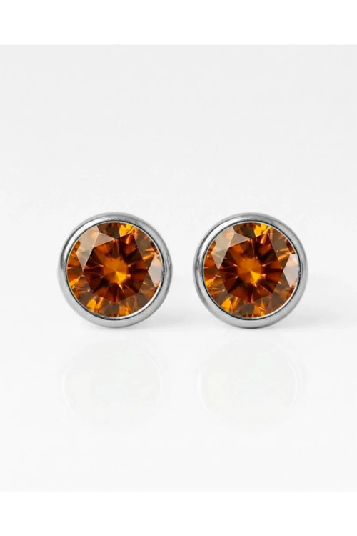 Cerrahi Çelik Birthstone Küpe | 316L Paslanmaz Çelik Steril Taşlı Hipoalerjenik Küpe