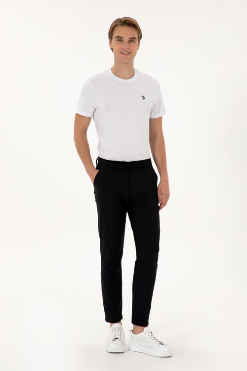Erkek Lacivert Slim Fit Kanvas / Chino Pantolon 50317289-VR033
