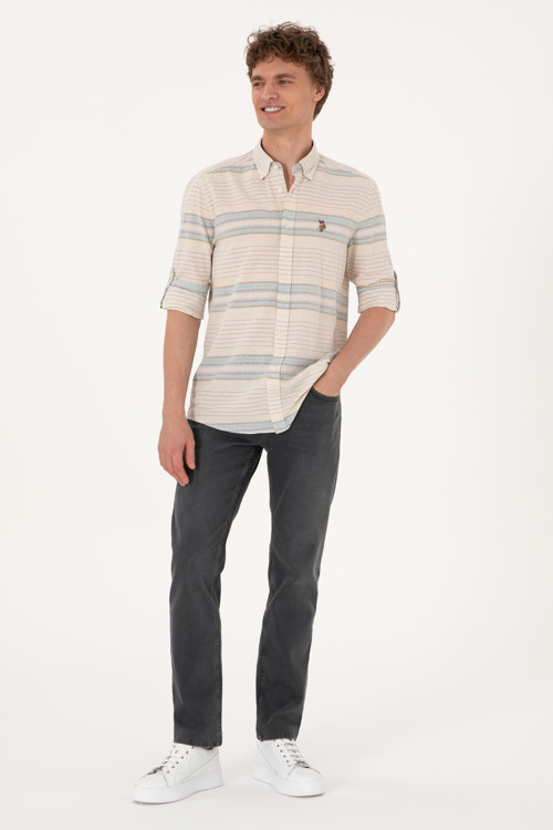Erkek Gri Jean Pantolon 50298594-DN0025