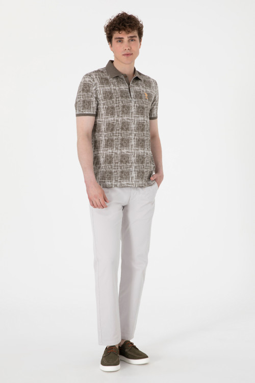 Erkek Regular Fit Açık Gri Kanvas / Chino Pantolon 50299181-VR001