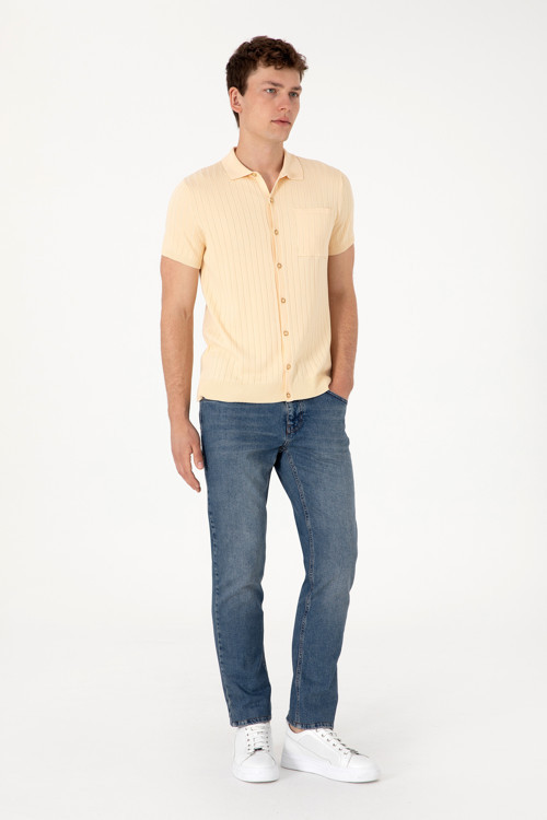 Erkek Mavi Jean Pantolon 50304401-DN0022