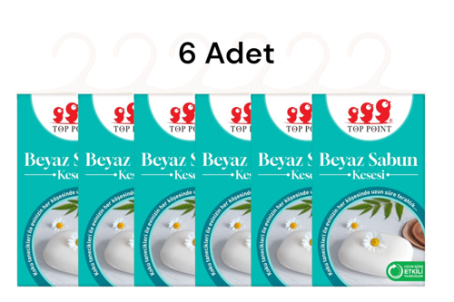 Koku Kesesi Beyaz Sabun 19 g (6 Adet)
