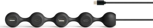 Peas Hub C USB Çoğaltıcı Siyah