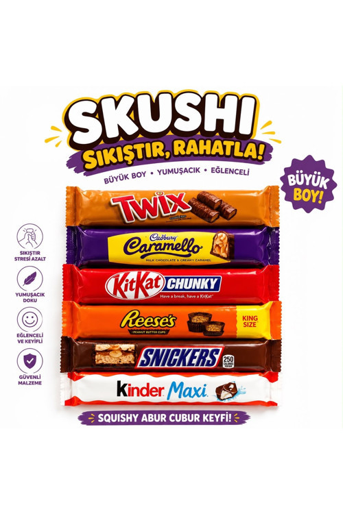 Abur Cubur Squishy Stres Yeni Seri Slow Rising Sukuşi Oyuncak Sıkılabilir Antistres 1 Adet Karışık Olarak Gönderilecektir