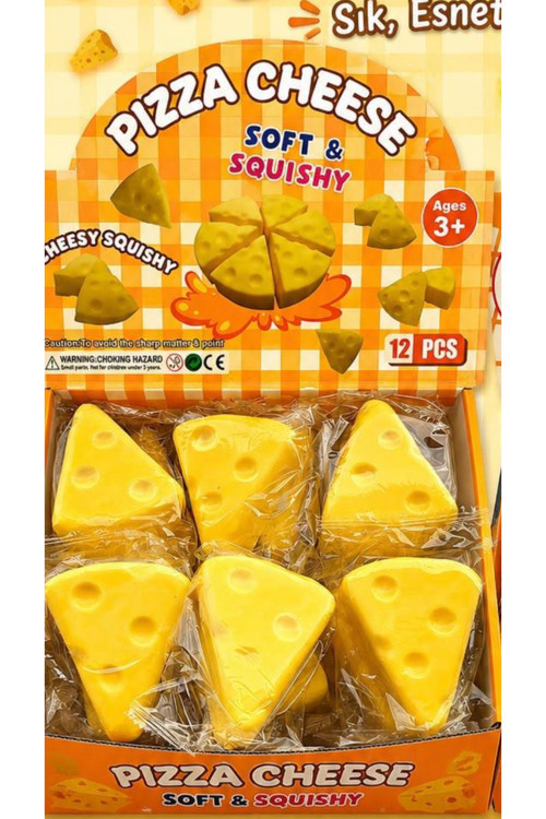 Squishy Pizza Peyniri Sukuşi Yeni Seri Üçgen Peynir Yavaş Yükselir Stres Oyuncağı 1 Adet Gönderilecektir