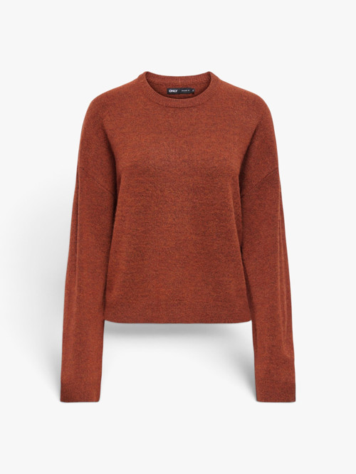 ONLSIMONI L/S O-NECK PULLOVER KNT NOOS Kırmızı Kazak - 15368976