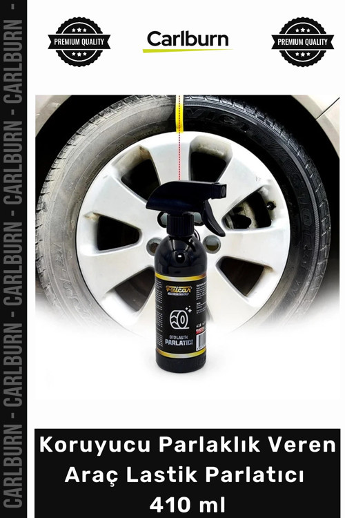 #LastikParlatıcı 410 ml Parlatıcı Koruyucu Parlaklık Veren Estetik Siyah Araç Lastik Parlatıcı