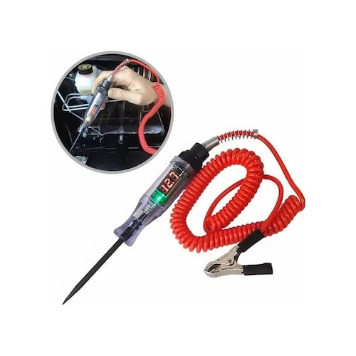 Dijital Ekranlı Oto Elektrik Kontrol Kalemi 3V-36V - LED Voltaj Test Cihazı (12V / 24V Uyumlu)