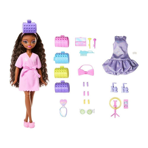 JGG39 Barbie Dream Besties Brooklyn ile Akşam Eğlencesine Hazırlanma