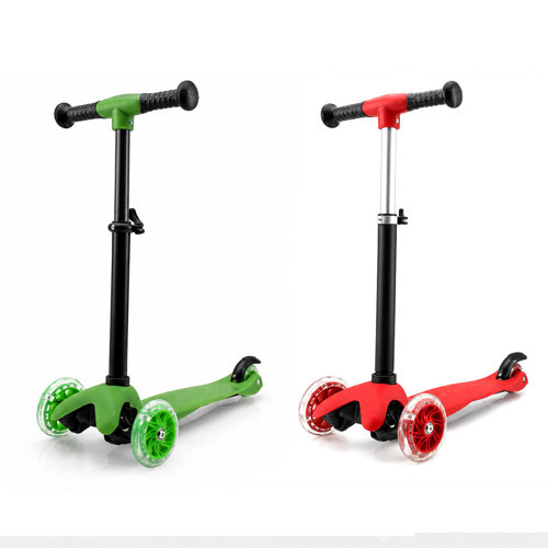 Mını Scooter Rıden Shıne Işıklı Scooter 55X57-64-71CM Fosforlu Renkli +2 Yaş - 40KG Max Taş