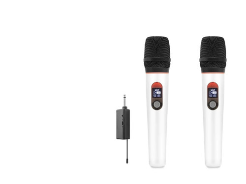 Profesyonel Kablosuz Uhf 2 Mikrofonlu Set 6.35 Mm - Beyaz HDX2791B