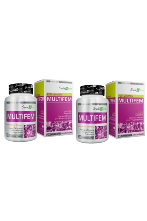 Suda Vitamin Multifem Multivitamin 30 Kapsül 2 Adet