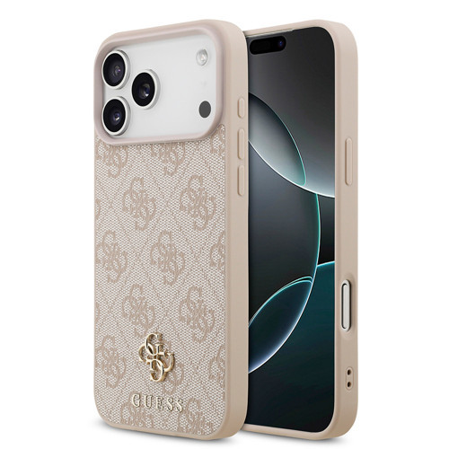 iphone 18 Pro Max Kılıf Lisanslı M-Safe Şarj Özellikli Small 4G Classic Kapak Pembe