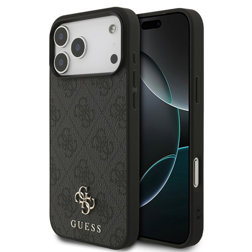 iphone 18 Pro Max Kılıf Lisanslı M-Safe Şarj Özellikli Small 4G Classic Kapak Siyah