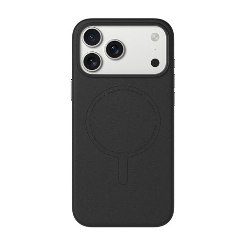 İphone 18 Pro Max Uyumlu Kılıf M-Safe Şarj Özellikli Vela Serisi Kapak Siyah