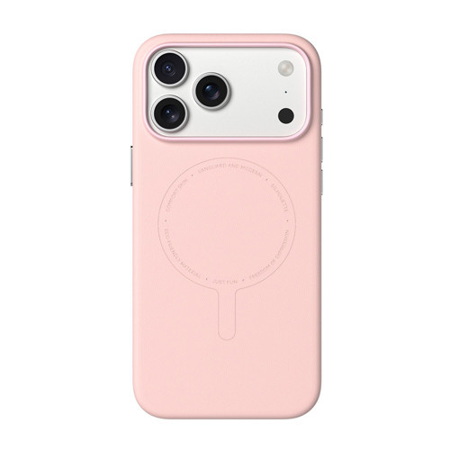 İphone 18 Pro Max Uyumlu Kılıf M-Safe Şarj Özellikli Vela Serisi Kapak Pembe