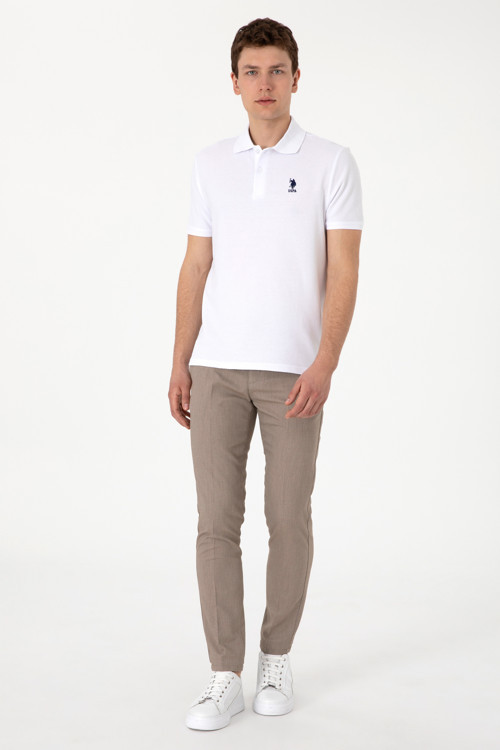 Erkek Slim Fit Haki Kanvas Pantolon 50299990-VR027