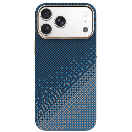 İphone 18 Pro Kılıf M-Safe Şarj Özellikli Aramid Skin Serenity Serisi Karbon Kapak Lacivert