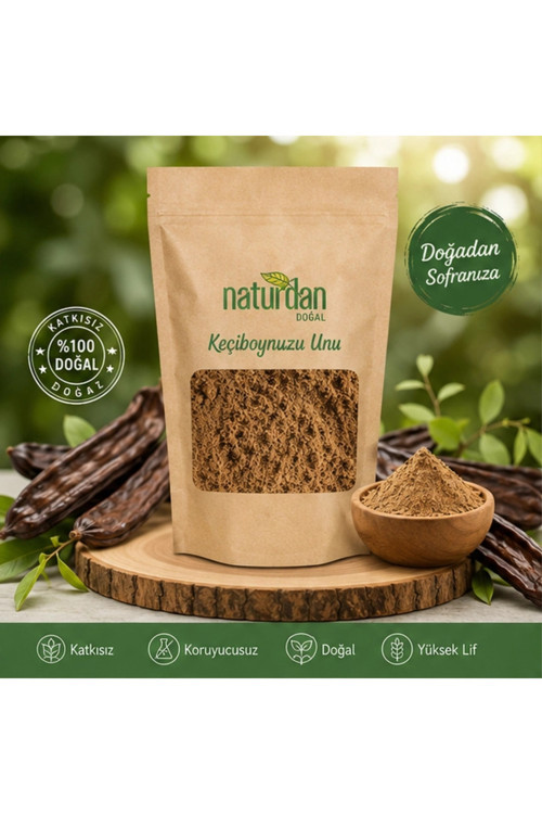 Glutensiz Keçiboynuzu Unu (ÖĞÜTÜLMÜŞ TOZ) - 50 gr