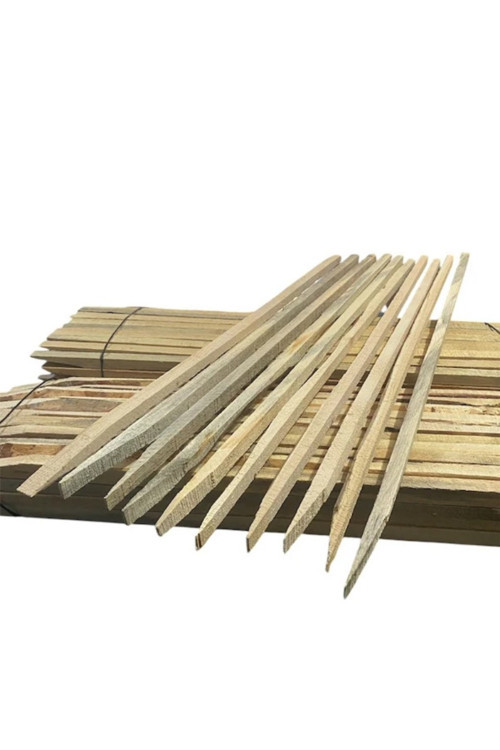 Ahşap Fidan Çıtası ,50 Adet, Çıta Taslak Tahta Ve Kereste Fide Destek Çubuğu (2x2x100cm)