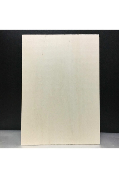 - Kavak Kontraplak - 5 Adet 6 Mm A4 Boyutu (hobi, Yakma, Dağlama)