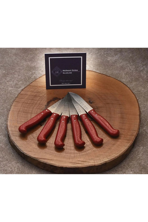 6'lı Set 2 NO Genel Mutfak Bıçağı 19cm