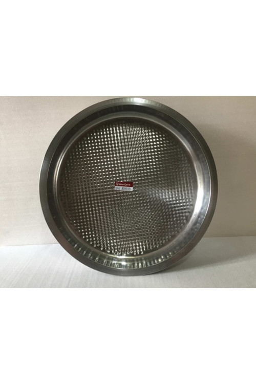 - Çiğ Köfte Tepsisi 6.no - Çap: 54 Cm - Derinlik: 9 Cm - Çelik Leğen - Motifli
