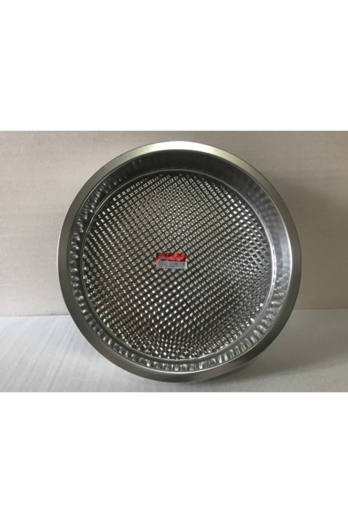 - Çiğ Köfte Tepsisi 2.no - Çap: 41 Cm - Derinlik: 7,5 Cm - Çelik Leğen - Motifli