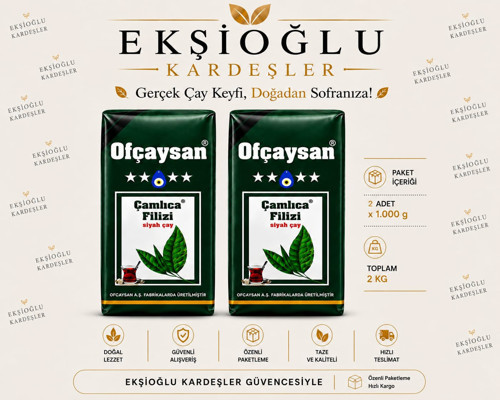 san Çamlıca Filizi Siyah Çay – 2'li Paket