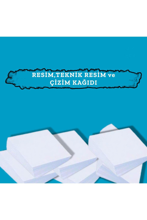 35x50 Cm Çizim Kağıdı 1. Hamur 80 Gr. 25 Adet (0,35KG)