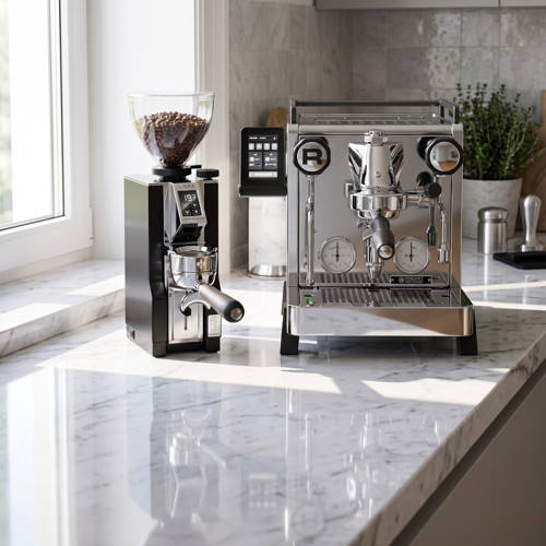 R58 Tune Espresso Kahve Makinesi & Eureka Libra 65 All Purpose Kahve Öğütücüsü Set
