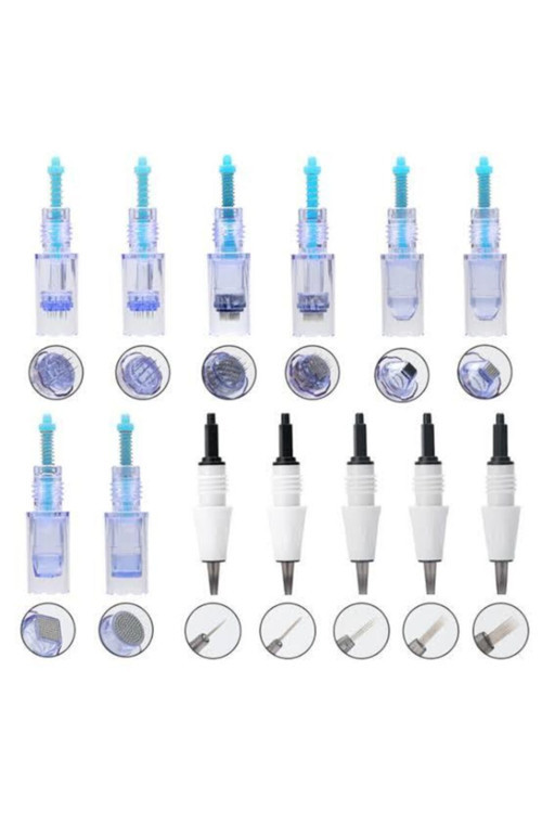 20 Adet Dermapen Ve Kalıcı Makyaj Iğnesi 12 Pin