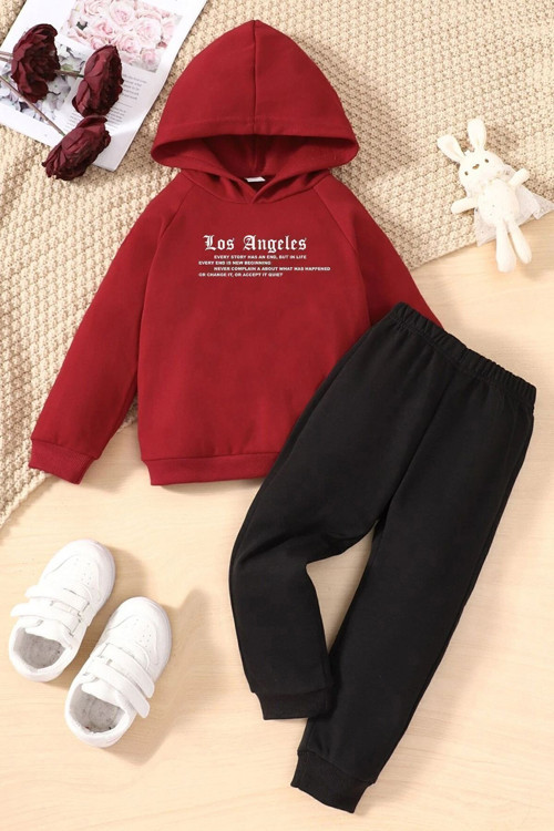Çocuk Los Angles Baskılı Eşofman Takımı