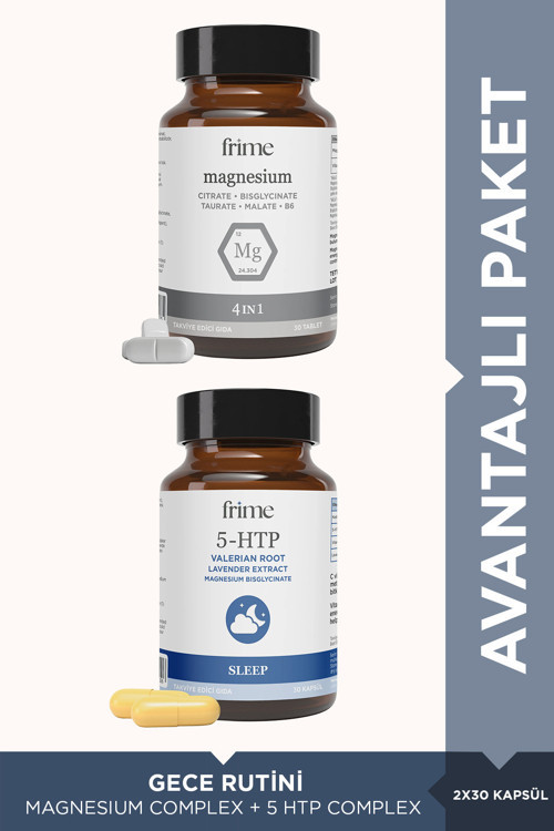 Gece Rutini | Magnesium Complex + 5 HTP Complex