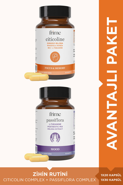 Zihin Rutini | Citicolin Complex + Passiflora Complex
