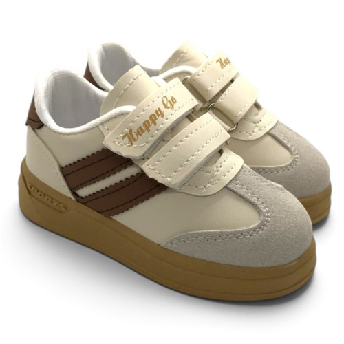 Unisex Çocuk Cırtlı Hafif Kaymaz Taban Işıklı Spor Ayakkabı Sneaker