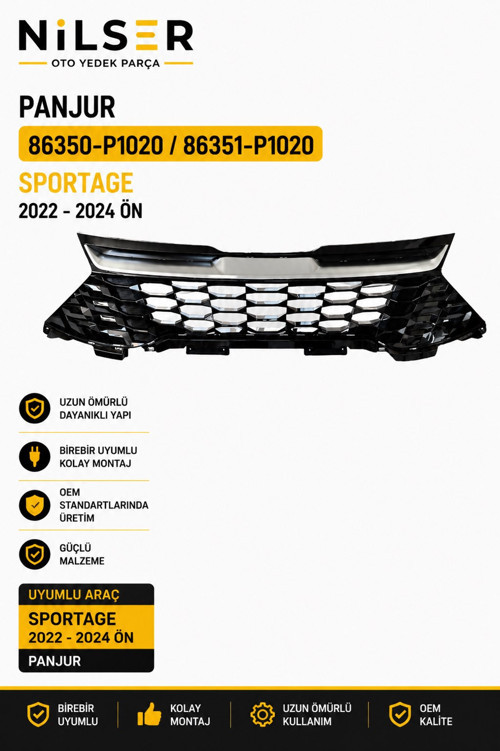Kia Sportage Panjur Ön 2022-2024