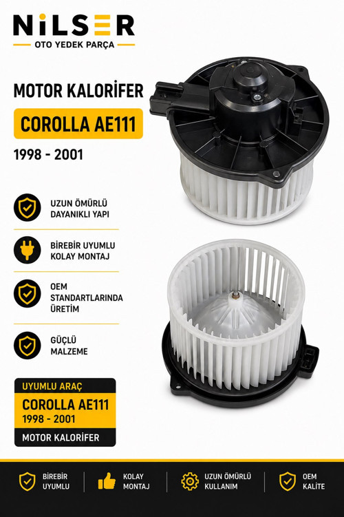 Toyota Corolla AE111 Kalorifer Motoru 1998-2001