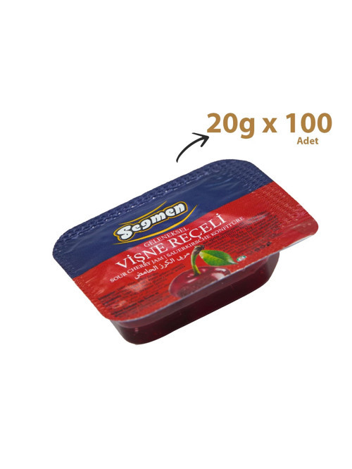 Vişne Reçeli Piknik 20g (100 Adet)
