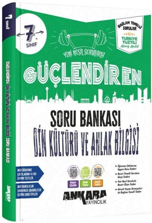 7. Sınıf Din Kültürü ve Ahlak Bilgisi Güçlendiren Soru Bankası Ankara Yayıncılık