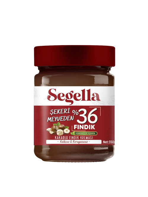 Şekeri Meyveden %36 Kakaolu Fındık Kreması 350gr
