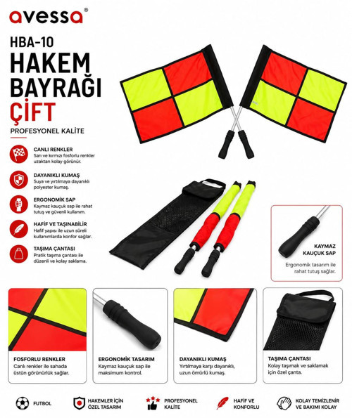 Hba-10 Hakem Bayrağı Çift