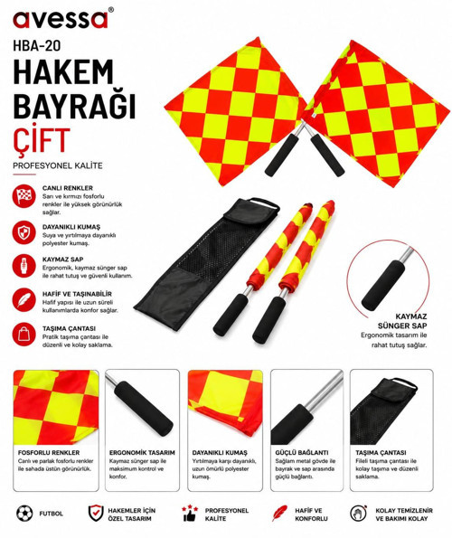 Hba-20 Hakem Bayrağı Çift
