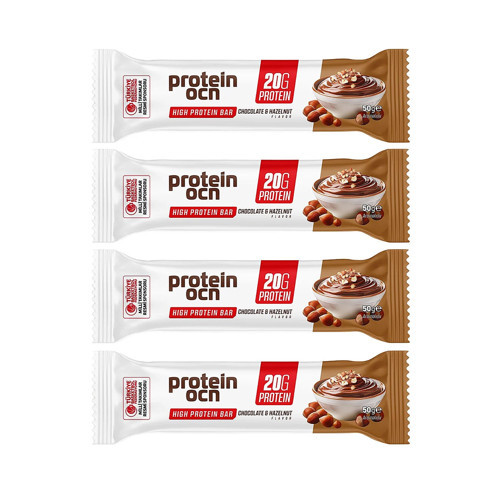 Protein Bar 50 gr Çikolata-Fındıklı 4 lü