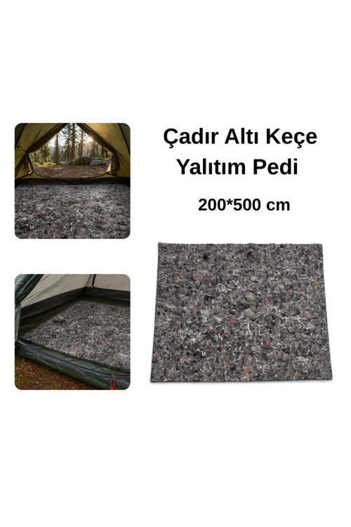 Çadır Altı Keçe Yalıtım Pedi Isı Ve Nem Koruyucu Kamp Piknik Ve Doğa Kullanımı 200*500Cm