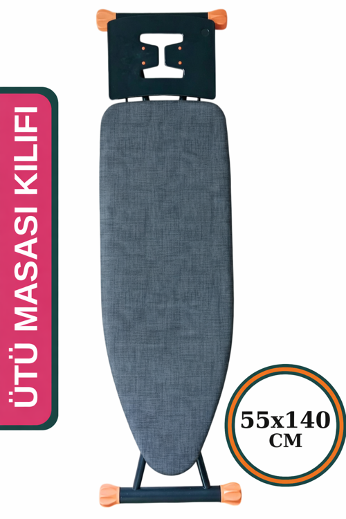 Keçeli Ütü Masası Kılıfı 55x140 cm İpli masaya göre Ayarlanabilir